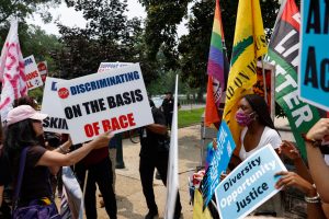 MEPs have called for bans on "positive discrimination" to be implemented within the European Union after the American Supreme Court ruled the practice as being illegal in the United States last month. (Photo by Anna Moneymaker/Getty Images)