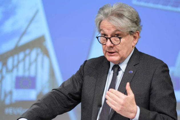 Efforts to censor the European internet must be left to the EU and its Digital Services Act, the Commission has told France. (Photo by Thierry Monasse/Getty Images)