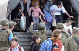 Russian state officials have confirmed that multiple Russian peacekeepers were killed in an attack in Nagorno-Karabakh. (EPA-EFE/RUSSIAN DEFENCE MINISTRY PRESS SERVICE HANDOUT)