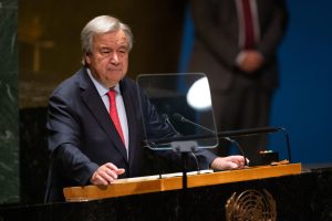 The head of the United Nations has lambasted France over its decision to ban certain types of Islamic dress in schools. (Photo by Adam Gray/Getty Images)