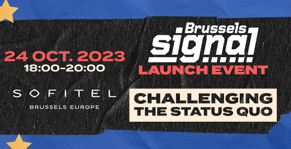 Brussels Signal launch reception on October 24