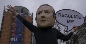 The European Commission has launched preliminary investigations into nearly every single big tech firm that is currently designated under the bloc's Digital Services Act (DSA). (EPA-EFE/OLIVIER HOSLET)