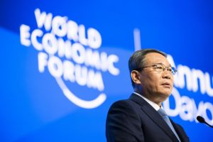 China and the European Union have exchanged verbal blows at the World Economic Forum, amid ongoing tensions over trade and the war in Ukraine. (EPA-EFE/GIAN EHRENZELLER)
