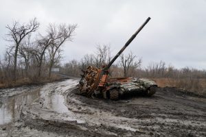 Russia will aim to manipulate the forthcoming European elections to isolate Ukraine, the United States' disinfo tsar has claimed. (Photo by Pierre Crom/Getty Images)