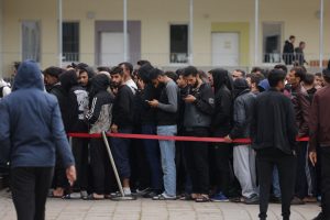 The government feels that mass migration -- much of which would originate from developing countries -- is the only solution to its economic problem. (Photo by Sean Gallup/Getty Images)