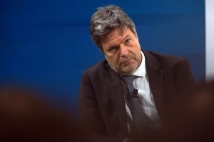 Donald Trump's "Nationalism" poses a danger to the United States, Germany's deputy Chancellor, Robert Habeck, has claimed. (Photo by Johannes Simon/Getty Images)