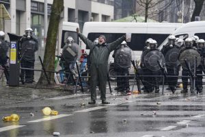 After months of farmer protests, the European Commission has announced a U-turn on the bloc's green agricultural policies. (Photo by Pier Marco Tacca/Getty Images)