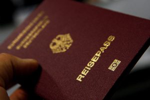 Politicians on the German right have expressed their fury after it was revealed their country's foreign ministry has begun advertising citizenship in Arabic. (Photo by Alex Grimm/Getty Images)