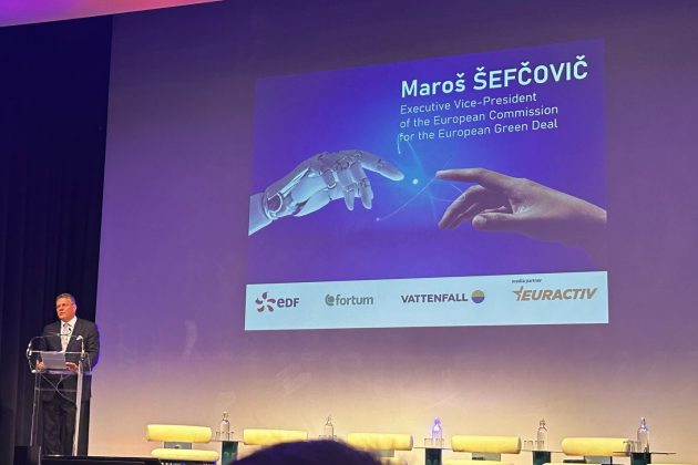 Green Deal Commissioner Šefčovič giving his keynote speech via @Brussels Signal