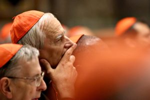 A Cardinal speaks, but for whom?(Photo by Franco Origlia/Getty Images)
