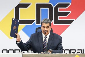 The election of Nicolas Maduro as Venezuelan President has been widely criticised. (Jesus Vargas/Getty Images)