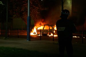 A partial renewable curfew has been in place in France's overseas region Martinique in the Caribbean amid protests over the high cost of living. (Photo by AOP.Press/Corbis via Getty Images)
