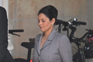 Priti Patel has been eliminated in Tory MPs' vote. (Leon Neal/Getty Images)
