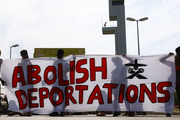 Abolish deportations? Relax. Not much chance of anyone being deported. (Michele Tantussi/Getty Images)