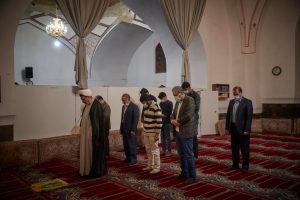 Five Turkish imams who had been living in Belgium for four years face losing their jobs and possible deportation from Belgium due to a Flemish regulation designed to limit foreign influence, which bars economic migrants from being financed by foreign governments. (Photo by Kiran Ridley/Getty Images)