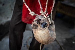 Forgetting the history, Macron? Haitian voodoo 2024, a belief born to ignite Haitians against French colonisers. (Photo by Giles Clarke/Getty Images)