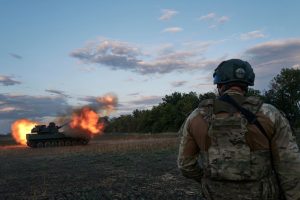 ARCHIVE IMAGE - President Joe Biden's administration is urging Ukraine to start drafting men aged 18 and over into the army, arguing the move is now necessary in order to fend off Russia. (Photo by Vlada Liberova /Libkos/Getty Images)