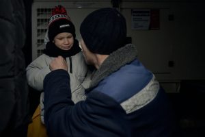 Some 187 Ukrainian servicemen and two civilians returned from captivity in a prisoner swap with Russia. (Kostiantyn Liberov/Libkos/Getty Images)