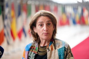 The EU's competition chief says US President Donald Trump has upended the "trustful relationship" between the United States and Europe, and that Brussels should focus on providing the predictability and stability that is lacking in Washington. (Thierry Monasse/Getty Images)