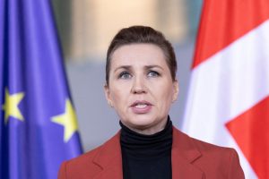 Danish Prime Minister Mette Frederiksen. (Maja Hitij/Getty Images)