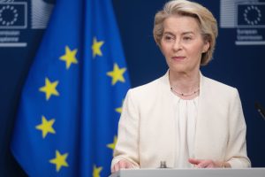  The European Union will impose counter tariffs on €26 billion worth of US goods from next month, the European Commission said on March 13, ramping up a global trade war in response to blanket US tariffs on steel and aluminium. Photo by Thierry Monasse/Getty Images)