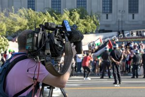 The Agence France Presse association of journlait (SDJ) reported on July 21 that journalist posted in Gaza working for the news agency are facing starvation due to food shortages and ongoing blockade. Getty