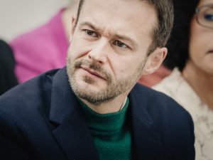 According to testimonies collected by Frontières, on CNews, the Greens created a file specifying the sexual orientation of the candidates whom David Belliard, candidate for Mayor, was supposed to bring together in Paris.(Photo by Bastien Ohier / Hans Lucas via AFP)