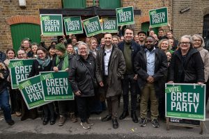 As the Greens are favorites in the polls for the vote tomorrow of the Denton and Gordon circumscription, Zack Polanski, leader of the Green Party wants illegal migrants to be given a free house and paid a wage with no requirement to work.  (Photo by Guy Smallman/Getty Images)