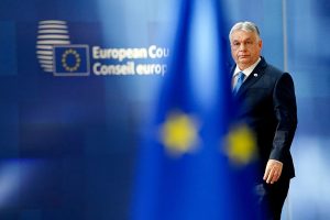 Hungarian Prime Minister Viktor Orban lashed out on Monday at allegations in the Washington Post newspaper that his foreign minister had passed sensitive information about European Union negotiations to Russia.(Photo by Pier Marco Tacca/Getty Images)