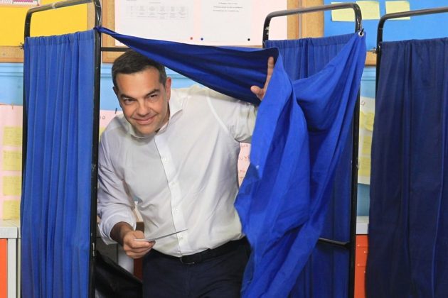 Former Greek prime minister Alexis Tsipras on Monday said he would formalise on May 26 a long-awaited comeback ahead of national elections next year. EPA/ALEXANDROS VLACHOS