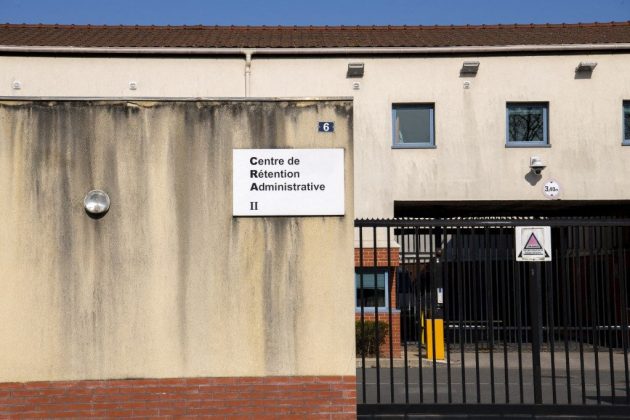 Four migrants escaped from the administrative detention center (CRA) in Paris’s 12th arrondissement during the night of May 9 to May 10. (Photo by Corinne Simon / Hans Lucas via AFP)