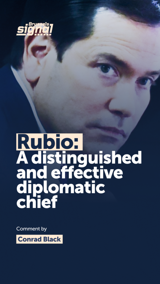 Rubio: A distinguished and effective diplomatic chief